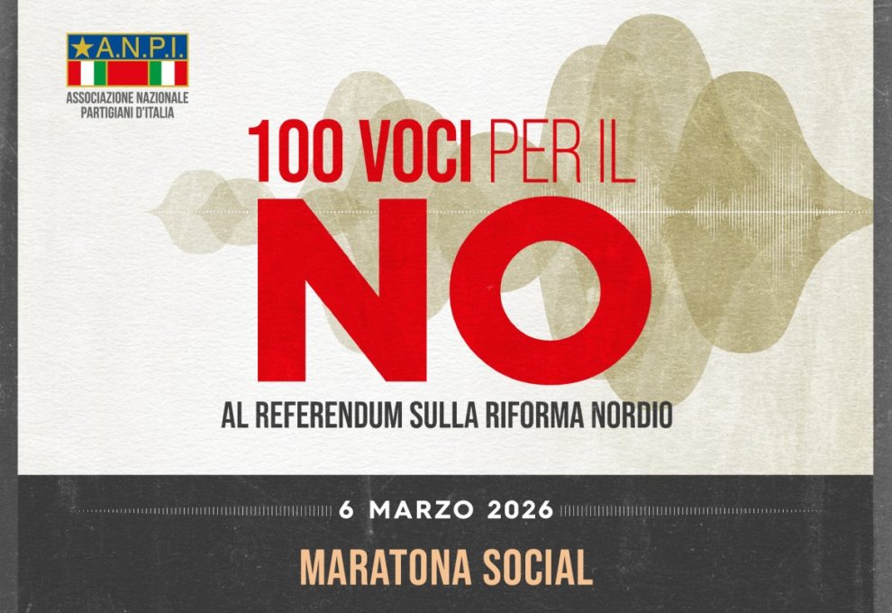 IL 6 MARZO MARATONA SOCIAL ANPI PER IL NO ALL RIFORMA NORDIO